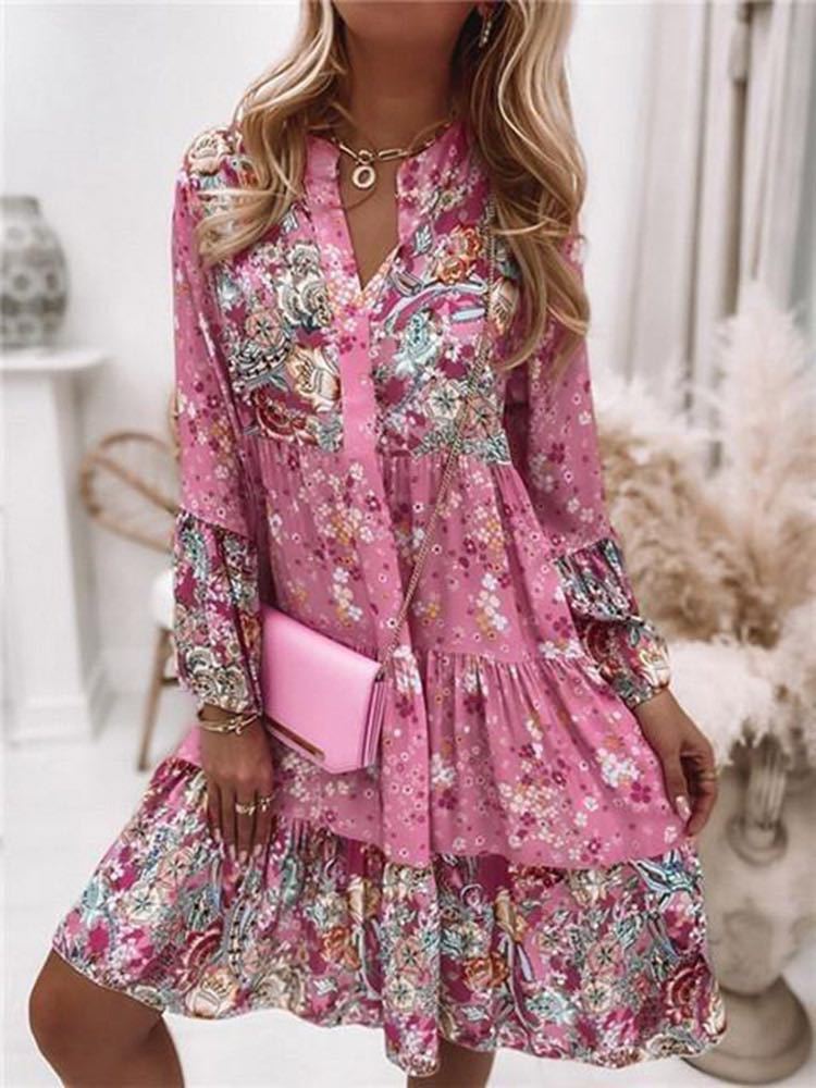 Summer Zara - Vestidos informales con estampado Floral para