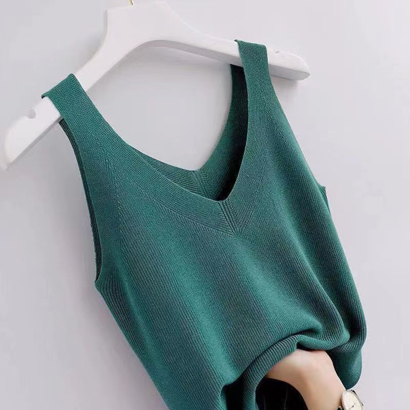 Summer Zara - Camiseta sin mangas de punto con