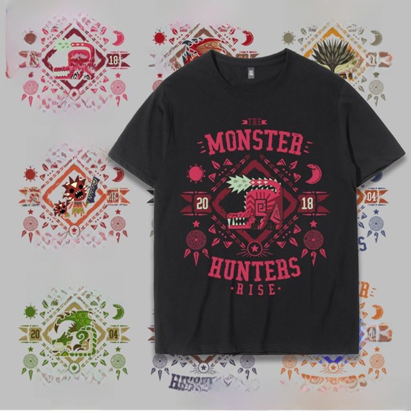 Summer Games Clothing Brand - Camiseta colaborativa Monster Rise de manga