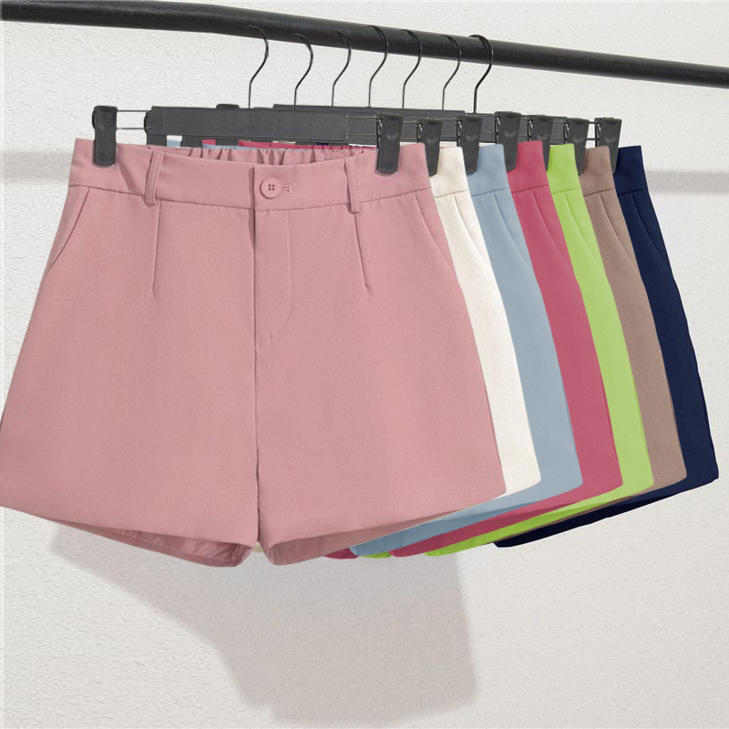 Summer Zara - Pantalones cortos lisos informales elegantes a