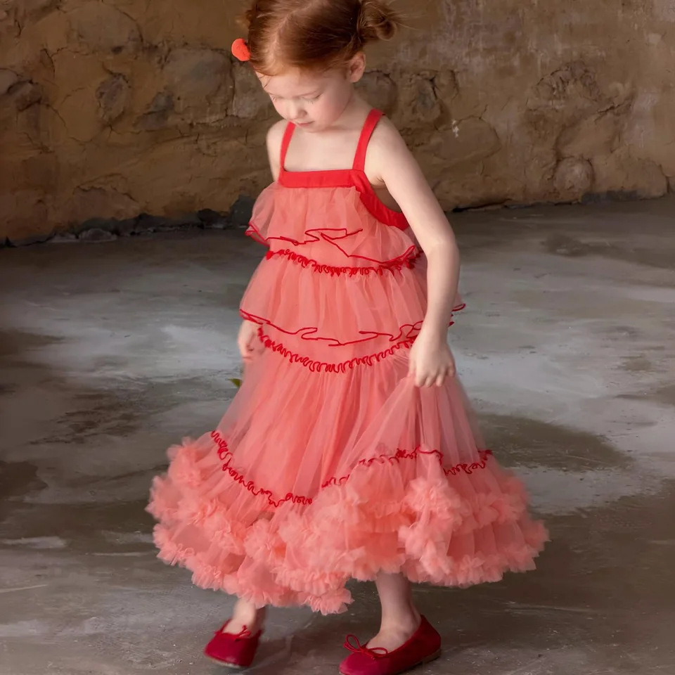 Summer Gauze Clothing - Ropa Infantil Coreana, Vestido de Verano