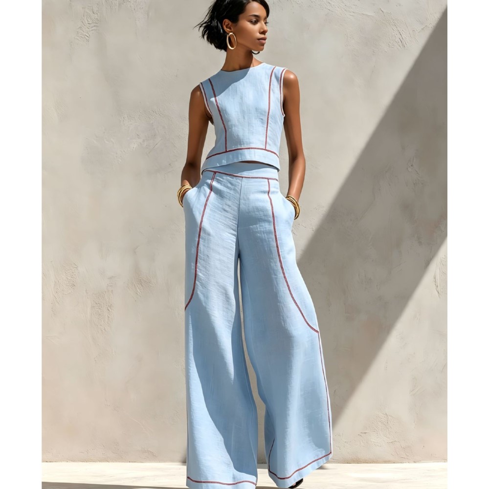 Summer Zara - Conjunto de 2 Piezas de Chaleco