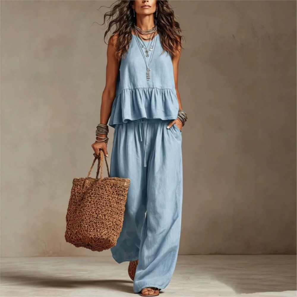 Summer Zara - Nuevo Conjunto Casual de 2 Piezas