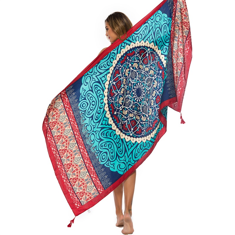 Sarong Pareo Wrap - 2018 nuevo 90x180cm sarga de algodón