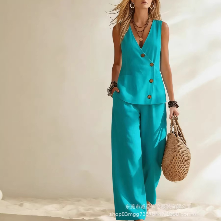 Summer Zara - Conjunto de 2 Piezas para Mujer,