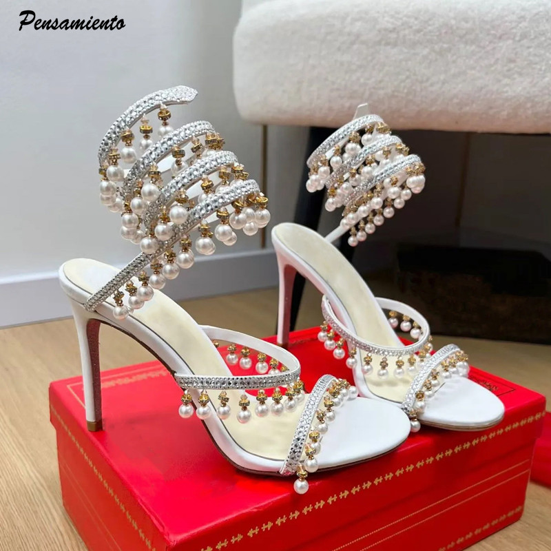 Summer Clothing Sale - Sandalias de gladiador de lujo con
