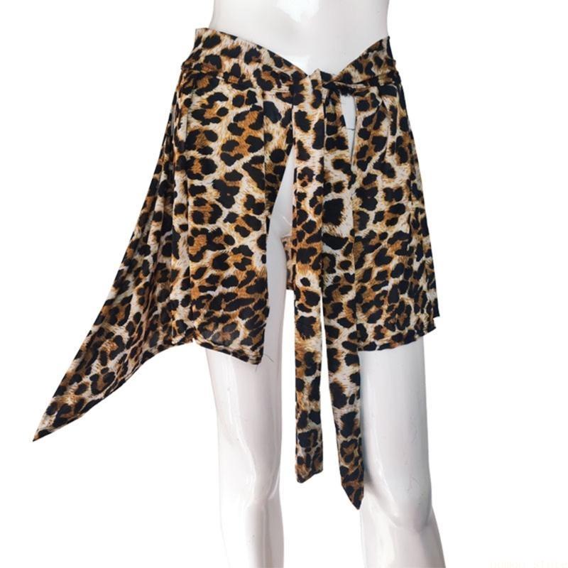 Sarong Pareo Wrap - 31BF Pareos playa con estampado leopardo