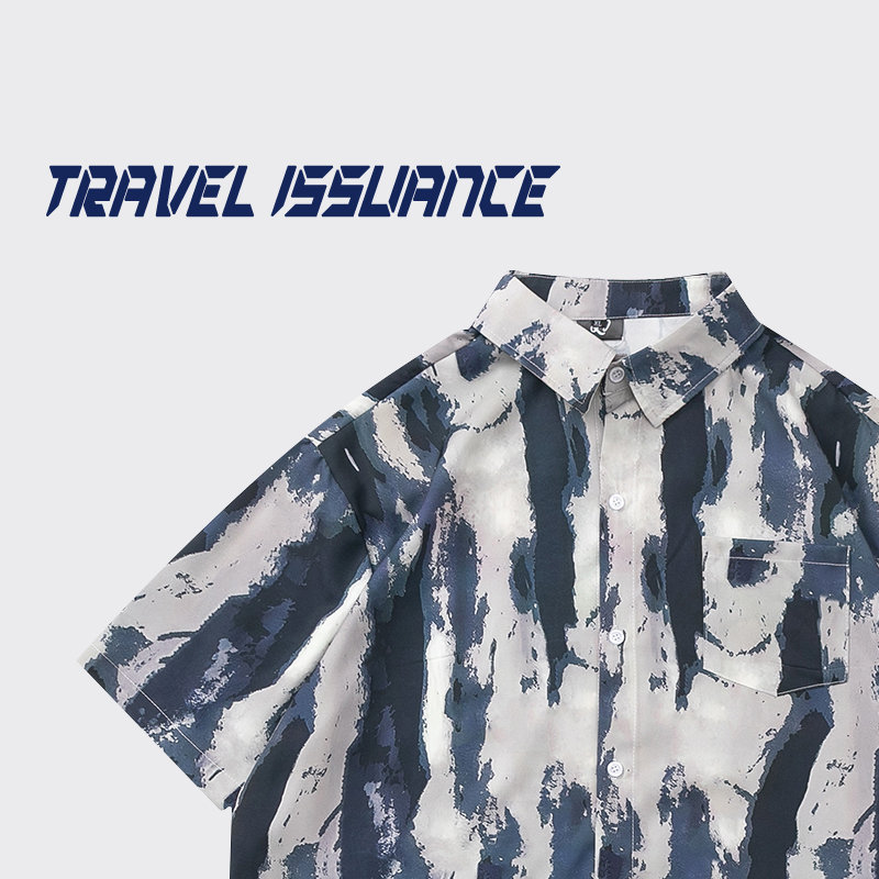 Summer Clothing Drawing - Camisa de Manga Corta Holgada con