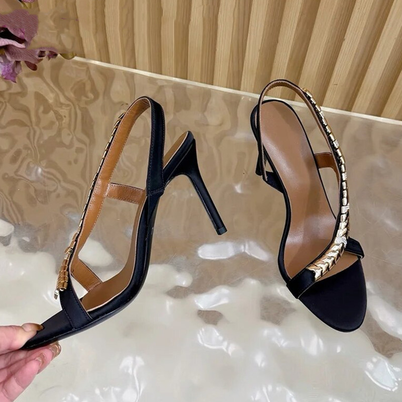 Sandalias de gladiador de saté - Summer Clothing Sale reseña y precio