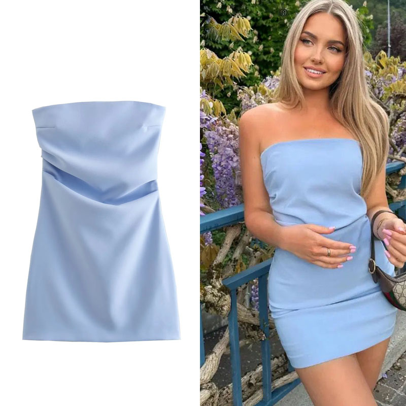 Vestido TRAF para mujer, vesti - Summer Zara reseña y precio