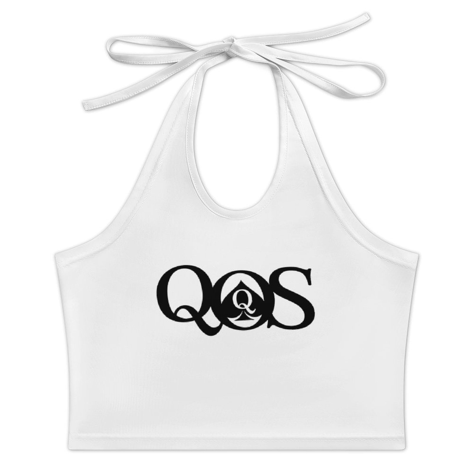 Tops halter con estampado QOS  - Halter Neck Top reseña y precio