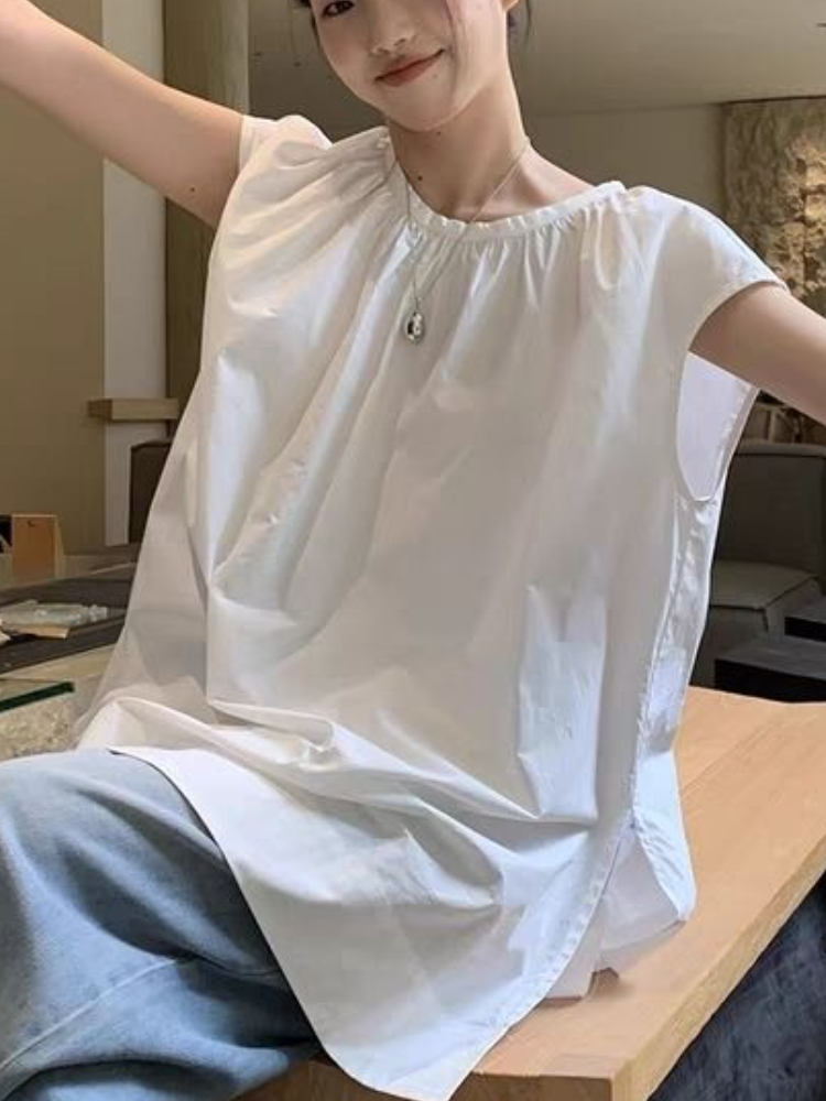 Blusas sin mangas Vintage para - Summer Clothing In French reseña y precio