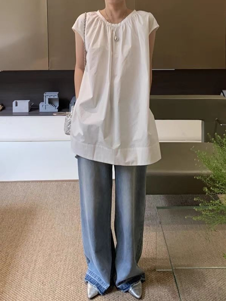 Blusas sin mangas Vintage para - Summer Clothing In French reseña y precio