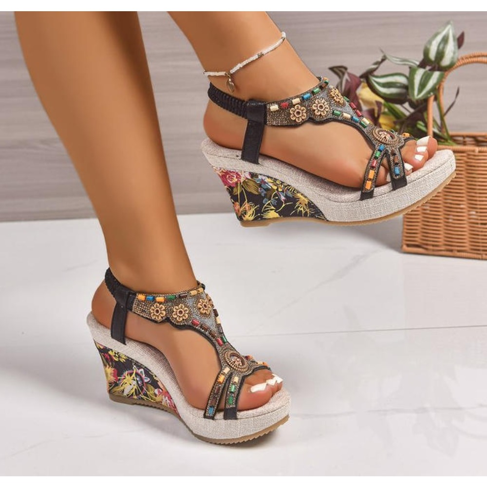 Sandalias de Plataforma con Cu - Summer Clothing Sale reseña y precio