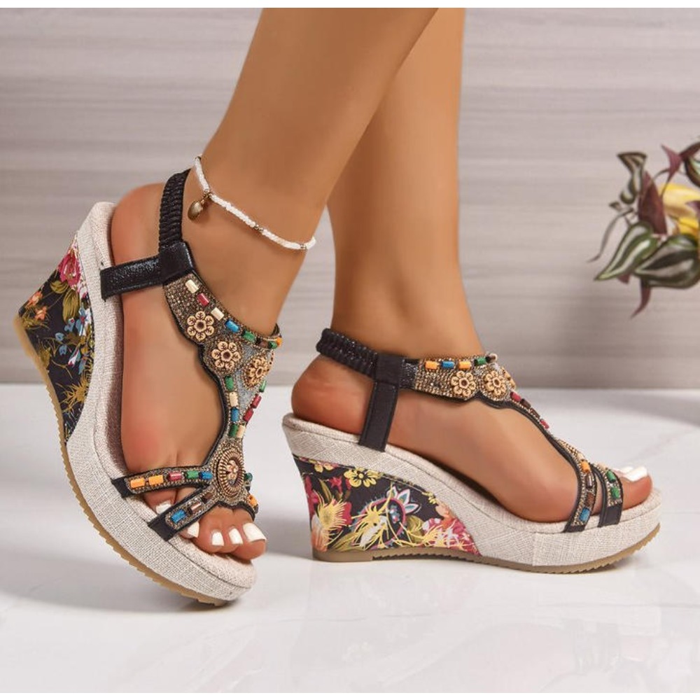 Sandalias de Plataforma con Cu - Summer Clothing Sale reseña y precio