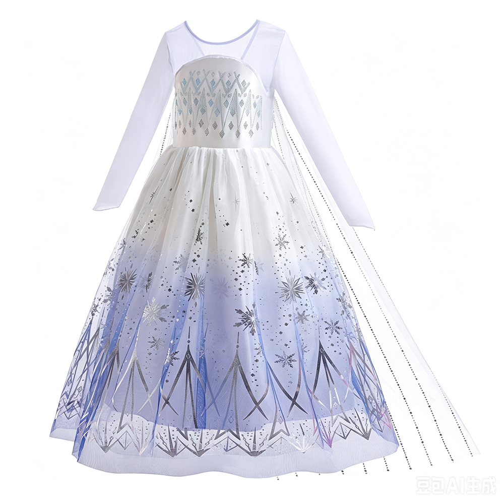 Vestidos Blancos de Elsa para  - Summer Clothing Kids reseña y precio