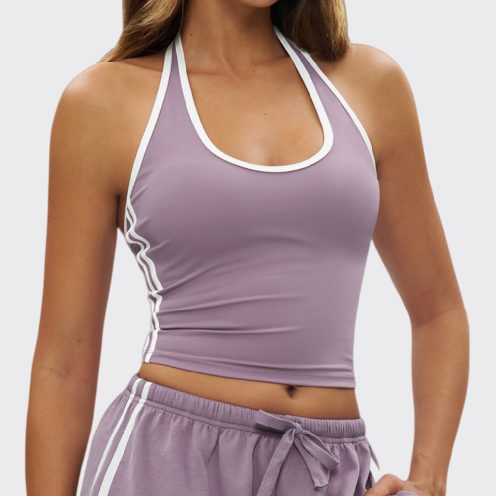 Top Deportivo Halter con Relle - Summer Clothing Jd reseña y precio