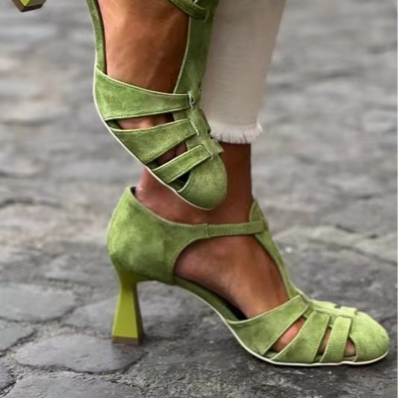 Sandalias de tacón bajo de gam - Summer Clothing Sale reseña y precio