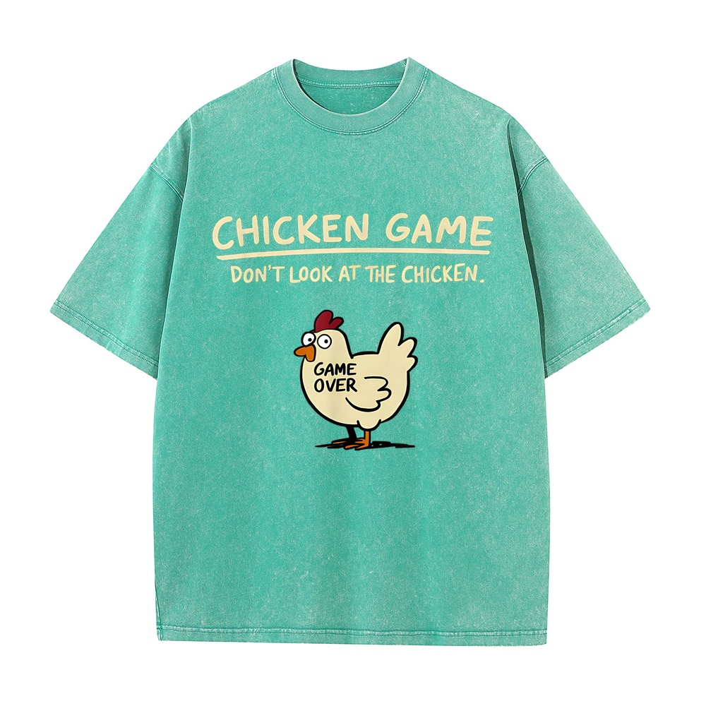 Camiseta divertida Chicken Gam - Summer Games Clothing Brand reseña y precio