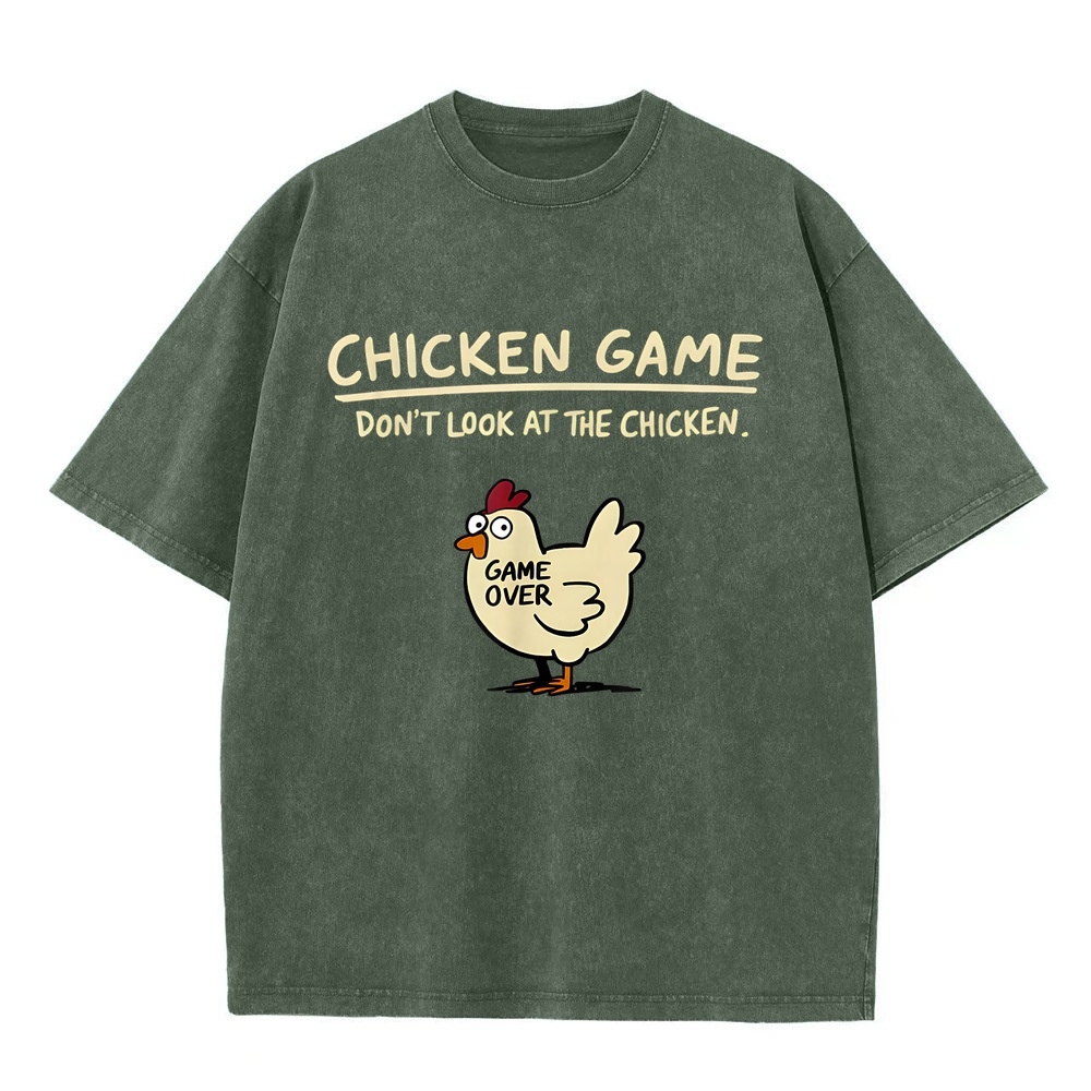 Camiseta divertida Chicken Gam - Summer Games Clothing Brand reseña y precio
