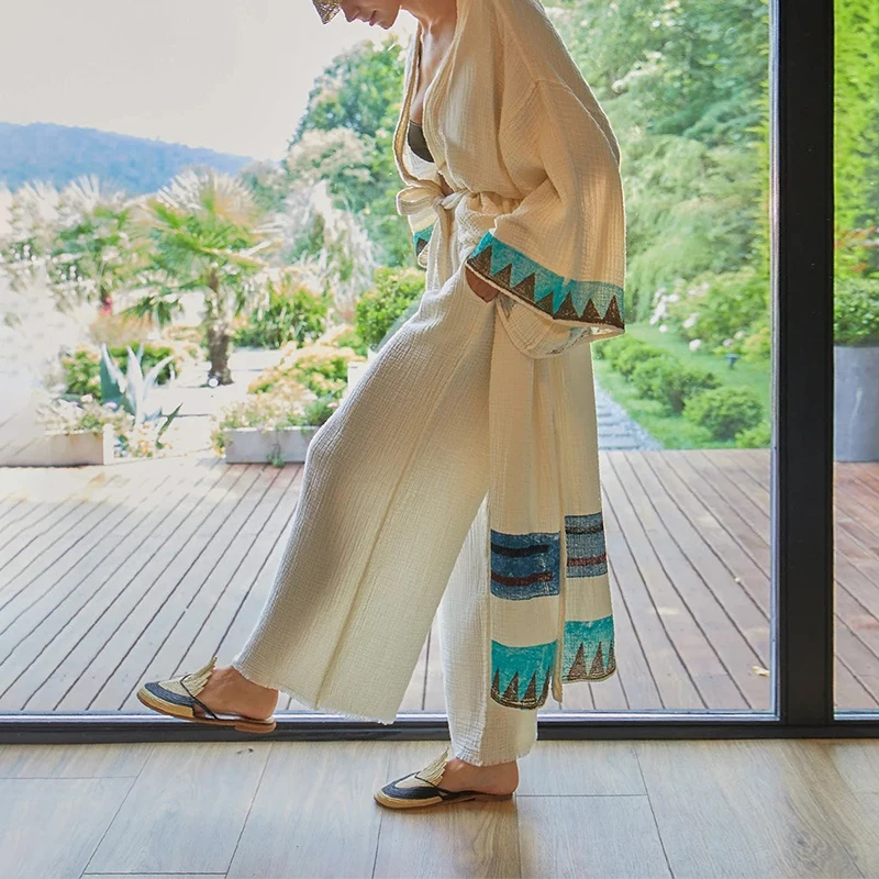 Pantalones de gasa de algodón  - Summer Gauze Clothing reseña y precio
