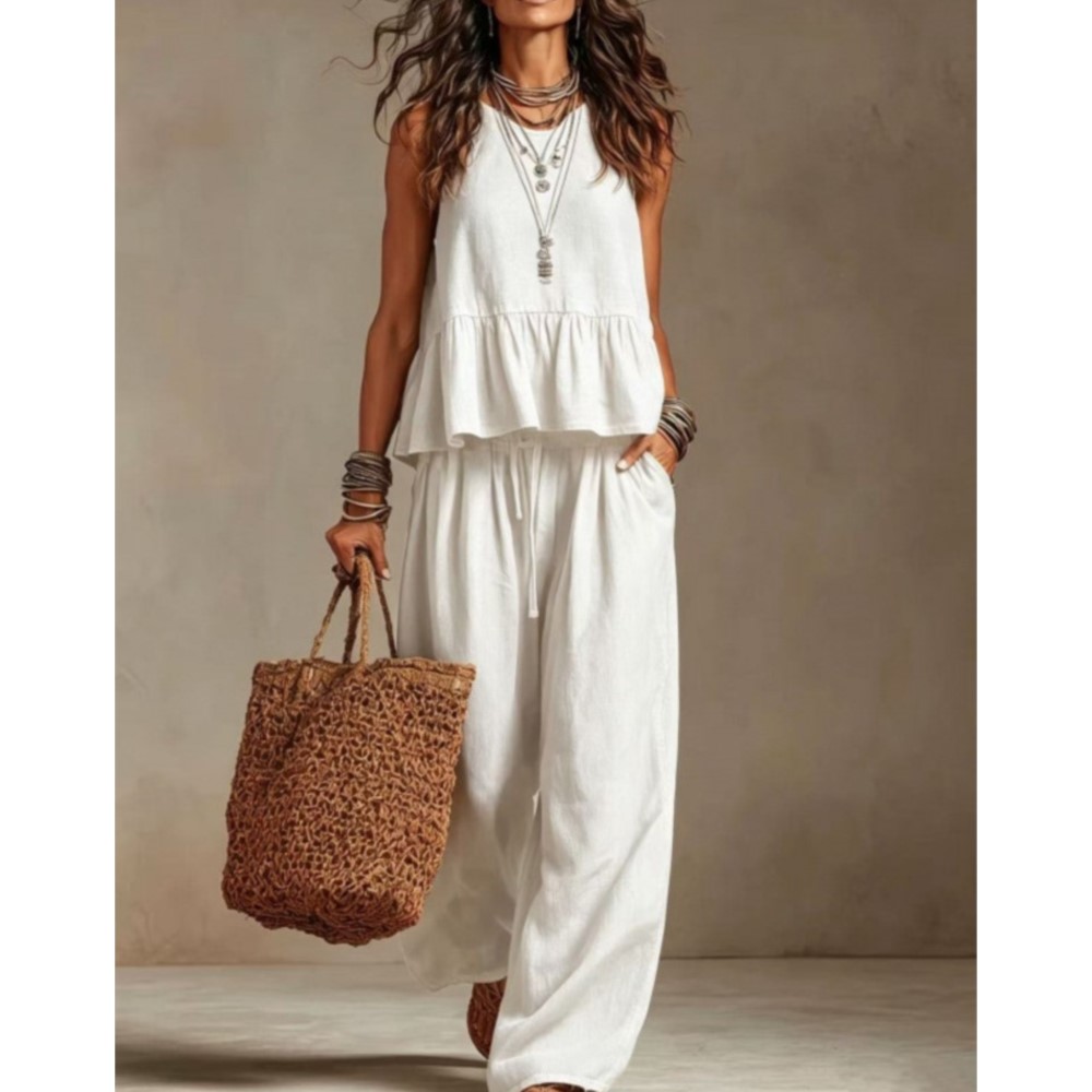Nuevo Conjunto Casual de 2 Pie - Summer Zara reseña y precio