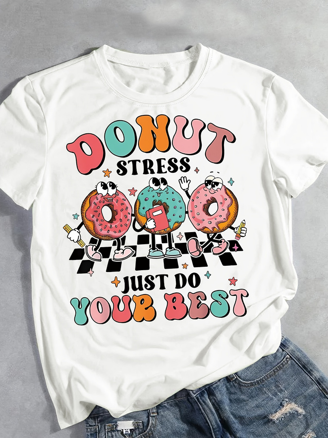 Camiseta con estampado de donu - Summer Clothing Trends 2026 reseña y precio