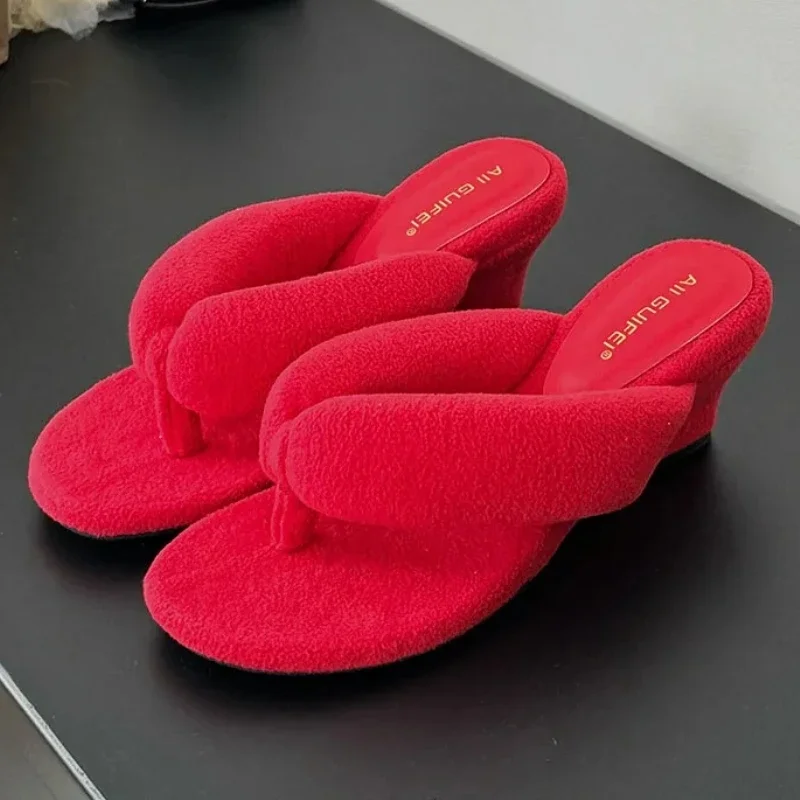 Zapatillas cómodas con cuña su - Summer Clothing Korea reseña y precio