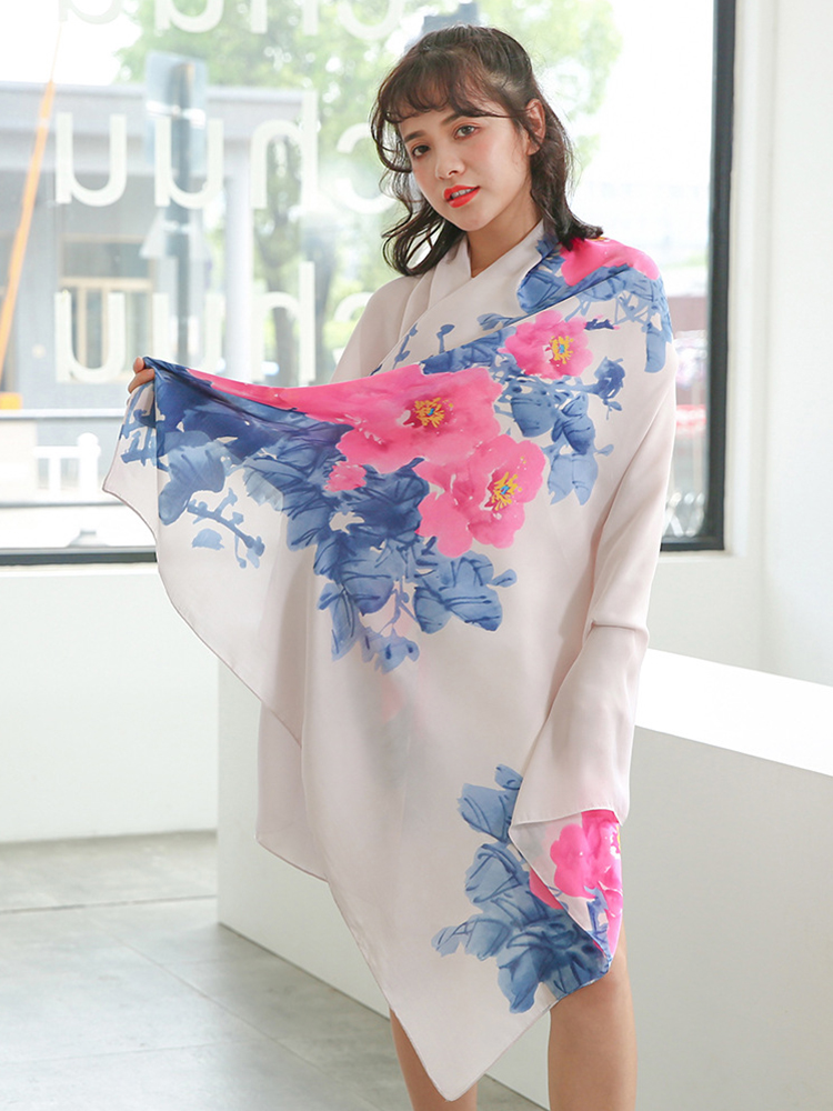 Bufanda de seda elegante de al - Sarong Pareo Wrap reseña y precio