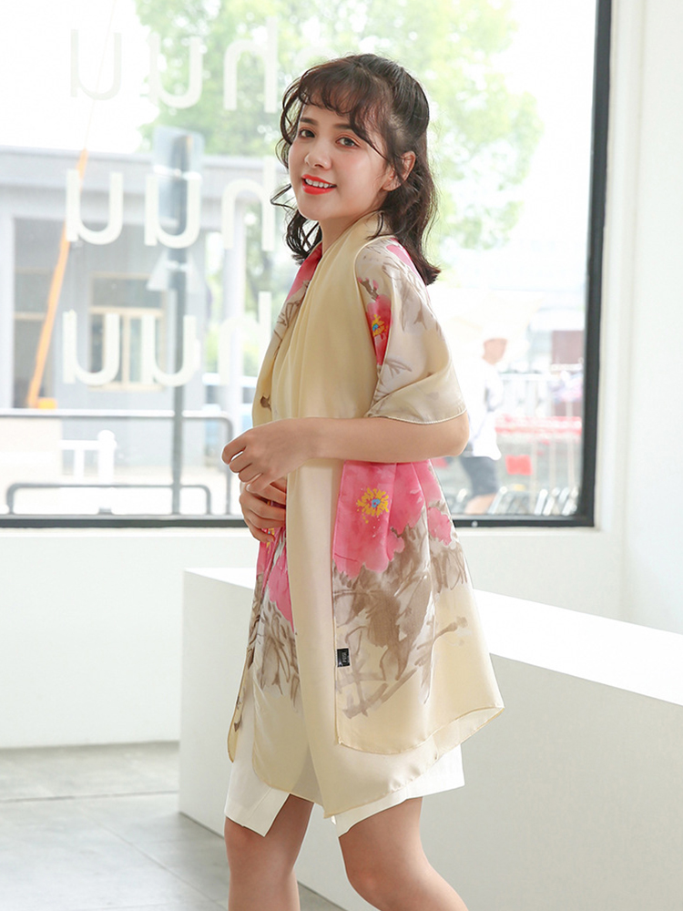 Bufanda de seda elegante de al - Sarong Pareo Wrap reseña y precio