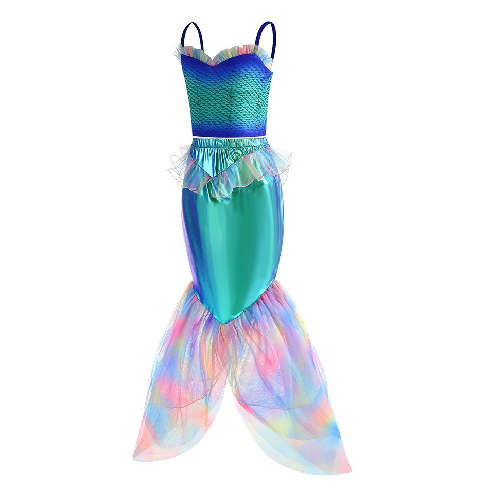 Disfraz de sirena de Disney pa - Summer Clothing Kids reseña y precio