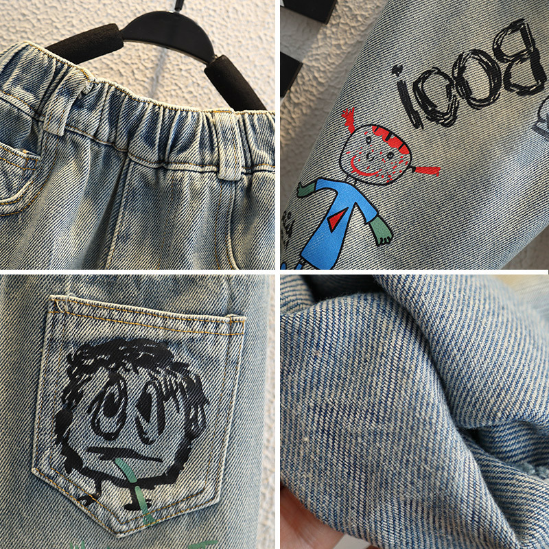 Pantalones vaqueros para bebés - Summer Clothing Drawing For Kids reseña y precio