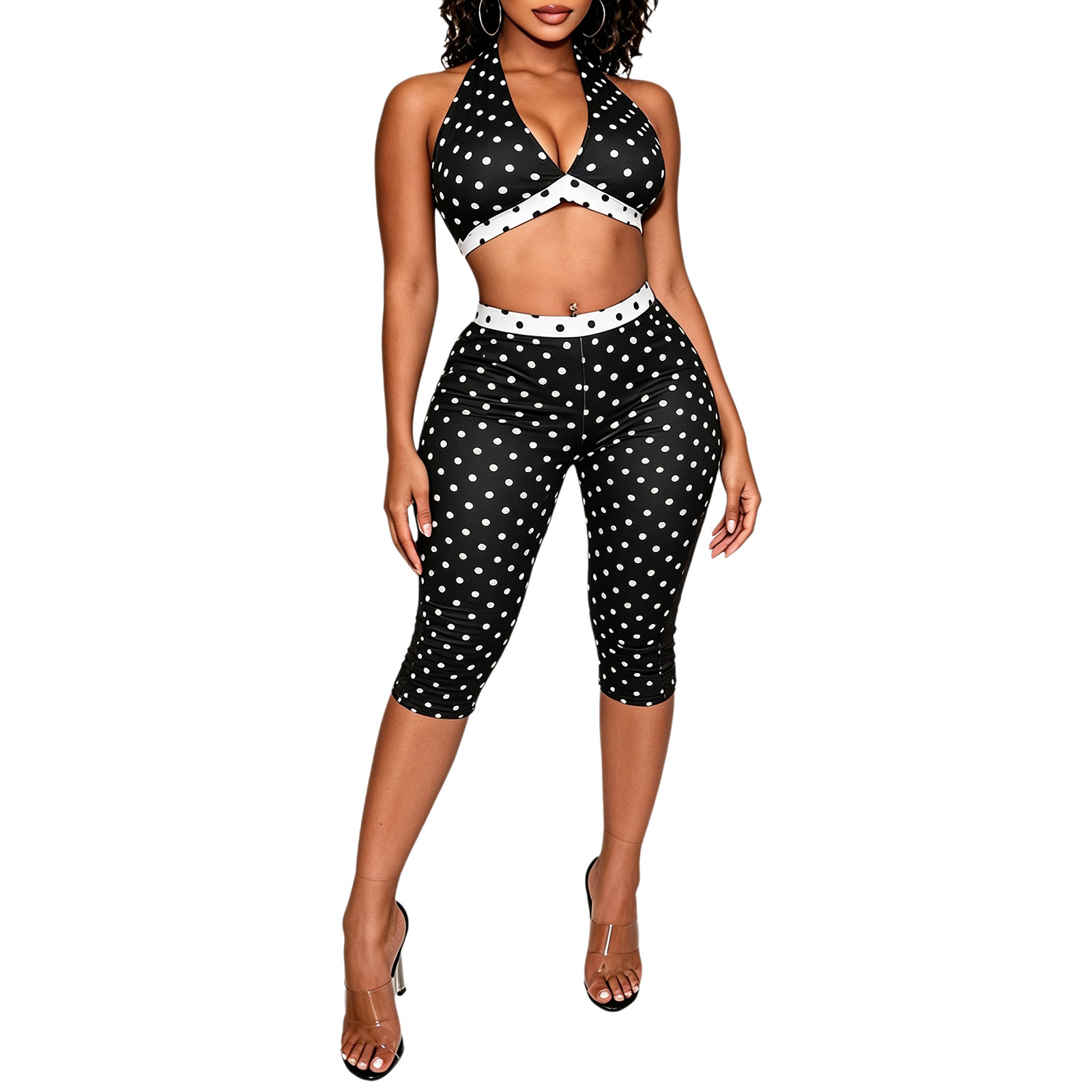 Conjunto Sexy para Mujer, Top  - Halter Neck Top reseña y precio