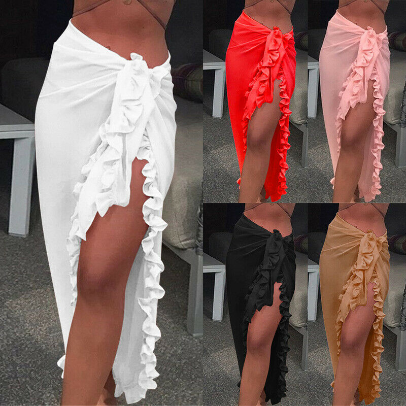 Mujer Sexy Sheer Bikini cubrir - Sarong Pareo Wrap reseña y precio