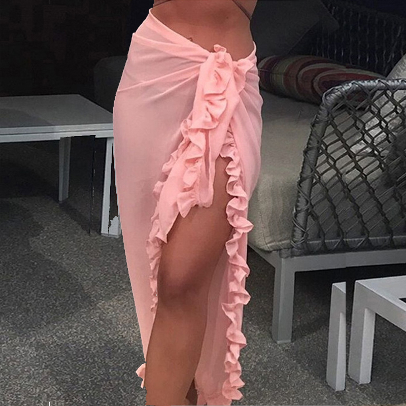 Mujer Sexy Sheer Bikini cubrir - Sarong Pareo Wrap reseña y precio