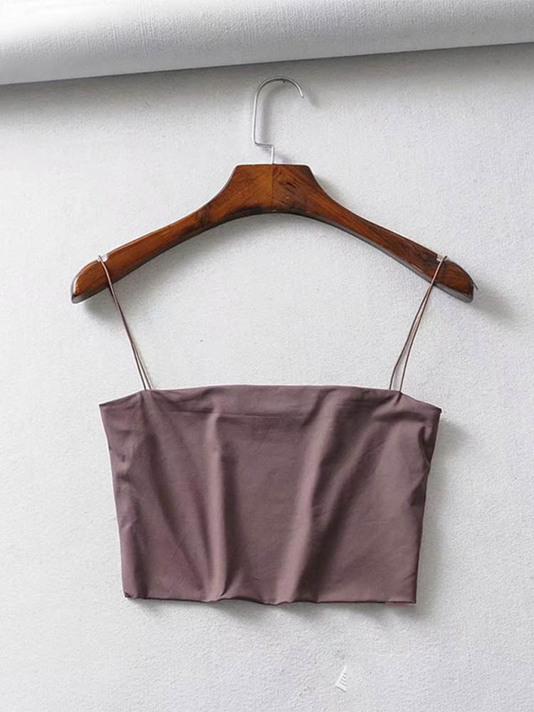 Top corto sin mangas para muje - Summer Zara reseña y precio