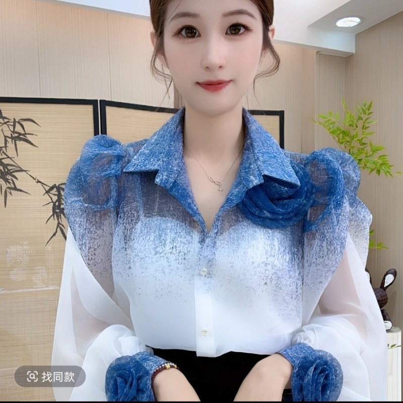 Camisa de Color degradado para - Summer Clothing In French reseña y precio